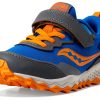 Saucony Boys Running Shoes Water Repellent Leather Mesh-6