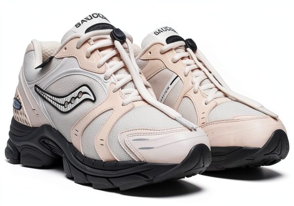 Saucony Progrid Triumph 4 Sneaker White Sand Running Shoes-1