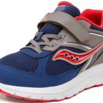Saucony Kids Running Shoes Leather Mesh Supportive Grip-0