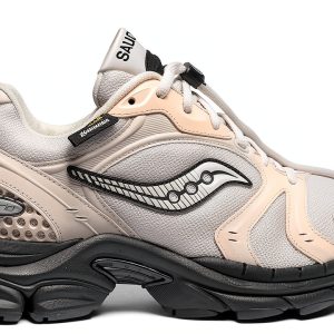 Saucony Progrid Triumph 4 Sneaker White Sand Running Shoes-0