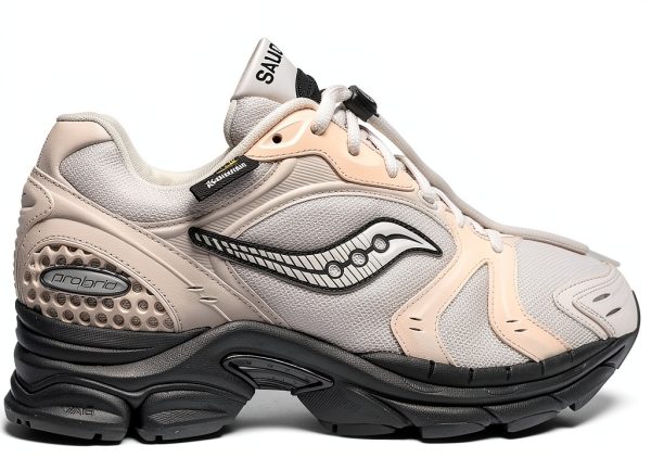 Saucony Progrid Triumph 4 Sneaker White Sand Running Shoes-0