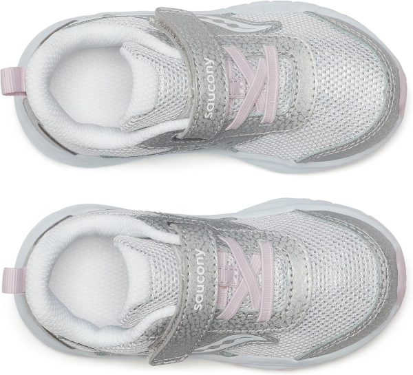 Saucony Kids Running Shoes Leather Mesh Breathable Durable-4