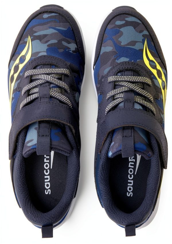 Saucony Big Kid Running Shoes Leather Textile Lightweight-3