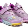 Saucony Big Kid Running Shoes Leather Textile Lightweight-1