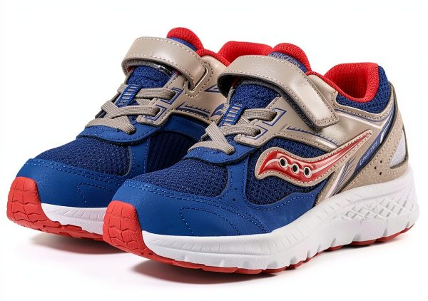 Saucony Kids Running Shoes Leather Mesh Supportive Grip-1