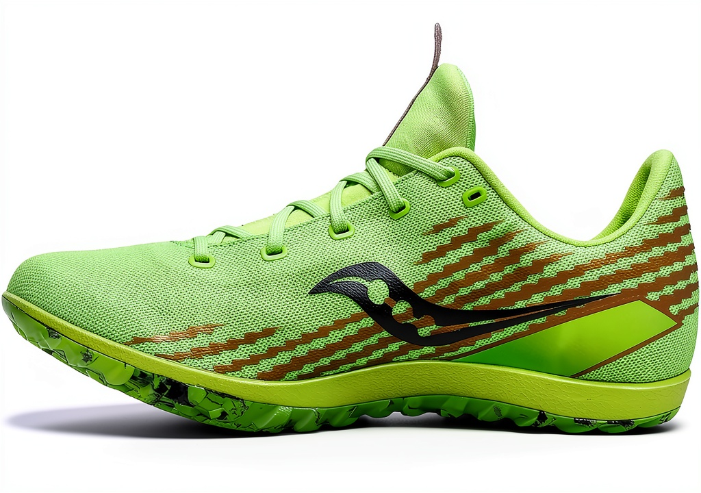 Saucony womens fashion sneakers in Slime color showcasing Monomesh upper