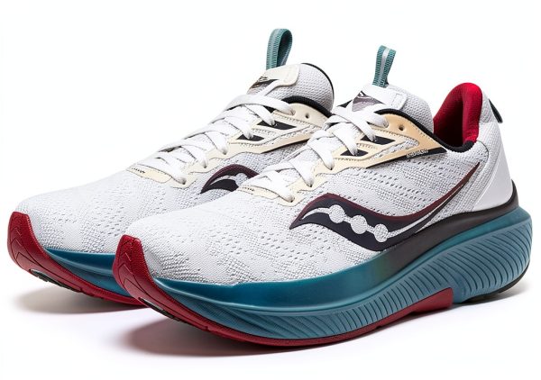 Saucony Mens Running Shoes Fog Moss Cushioned Lightweight-6