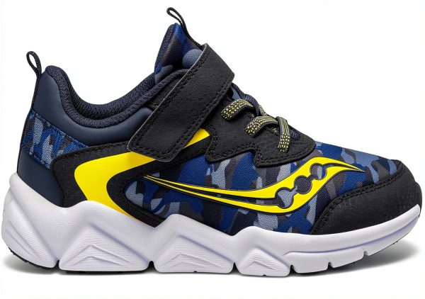 Saucony Big Kid Running Shoes Leather Textile Lightweight-5