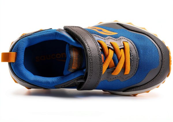 Saucony Boys Running Shoes Water Repellent Leather Mesh-1