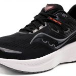 Saucony Mens Running Shoes PWRRUN Foam Cushioning Black-0