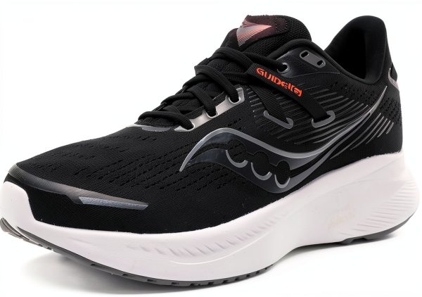 Saucony Mens Running Shoes PWRRUN Foam Cushioning Black-0