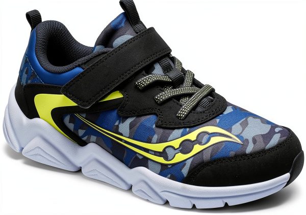 Saucony Big Kid Running Shoes Leather Textile Lightweight-0