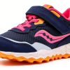Saucony Running Shoes Leather Textile Boys Girls Kids-0