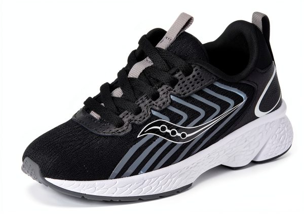 Saucony Big Kid Running Shoes Durable Leather Breathable-5