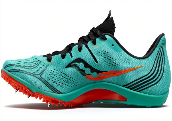 Saucony Womens Track Spikes 4-Pin Plate Woven Upper-0