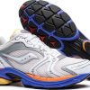 Saucony Sneakers White Multicolored Mesh Arch Lock ProGrid-3