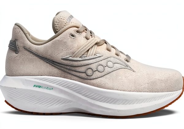 Saucony Mens Road Running Shoes Coffee Color PWRRUN-0