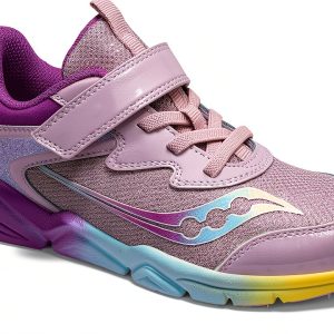 Saucony Big Kid Running Shoes Leather Textile Lightweight-0