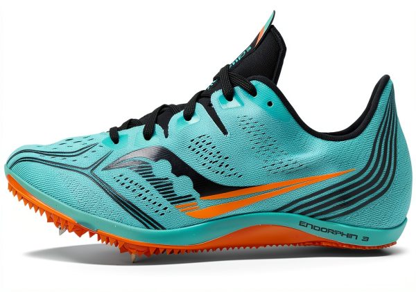 Saucony Womens Track Spikes 4-Pin Plate Woven Upper-4