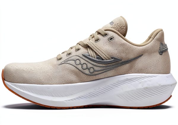 Saucony Mens Road Running Shoes Coffee Color PWRRUN-1