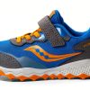 Saucony Boys Running Shoes Water Repellent Leather Mesh-3