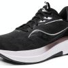 Saucony Mens Running Shoes Black White PWRRUN Cushioning-1