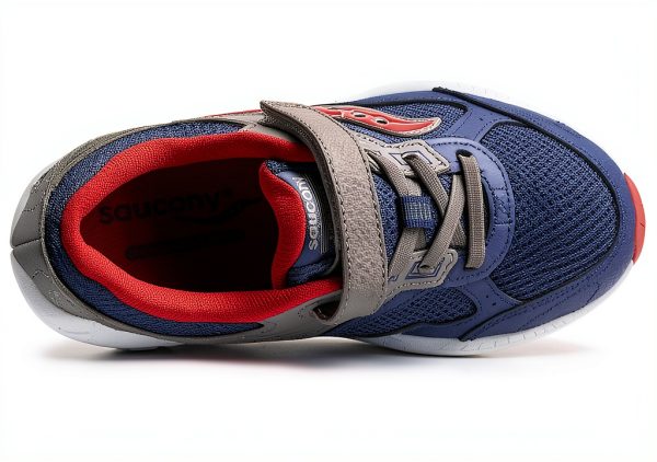 Saucony Kids Running Shoes Leather Mesh Supportive Grip-2