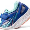 Saucony Kids Running Shoes Silver Periwinkle Turq Supportive-4