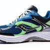 Saucony Unisex Running Shoes Blue Lime Synthetic Mesh-2