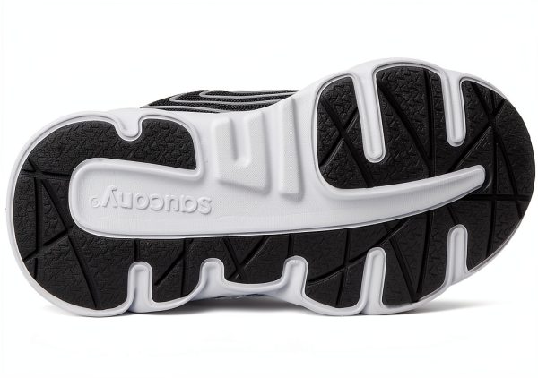 Saucony Big Kid Running Shoes Durable Leather Breathable-2