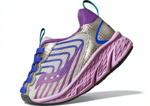Saucony Kids Running Shoes Leather Mesh Comfort Durable-5