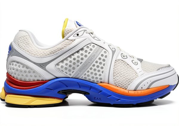 Saucony Sneakers White Multicolored Mesh Arch Lock ProGrid-1
