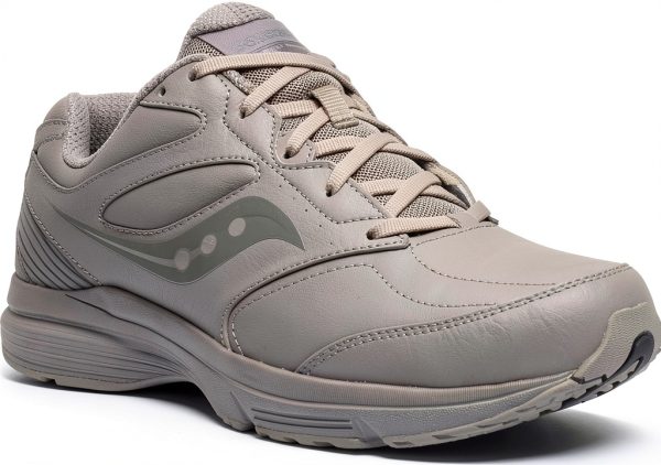 Saucony Mens Walking Shoes Leather Slip Resistant Comfort-5