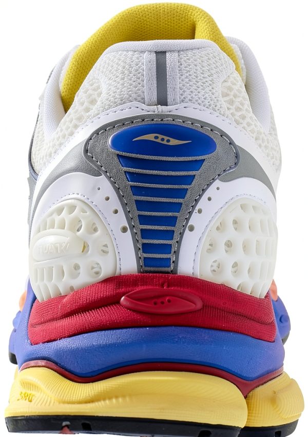Saucony Sneakers White Multicolored Mesh Arch Lock ProGrid-2