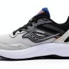 Saucony Mens Running Shoes Synthetic Rubber Navy Black-3