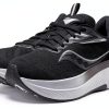 Saucony Mens Running Shoes Black White PWRRUN Cushioning-2
