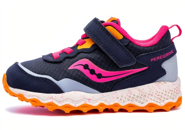 Saucony Running Shoes Leather Textile Boys Girls Kids-3