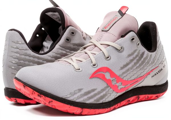 Saucony Womens Cross Country Shoes Breathable Mesh Upper-6
