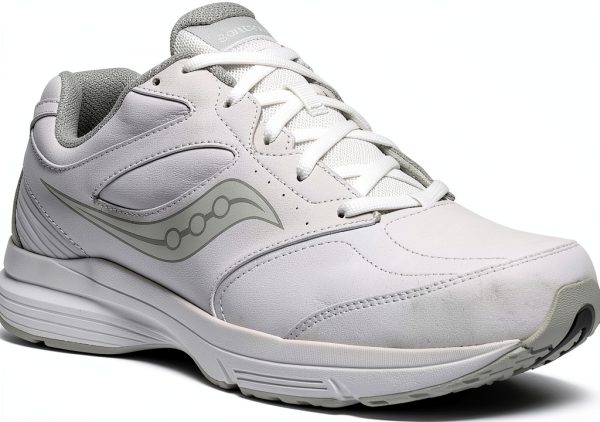 Saucony Mens Walking Shoes Leather Slip Resistant Comfort-5
