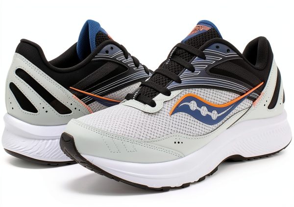 Saucony Mens Running Shoes Synthetic Rubber Navy Black-2